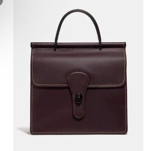 Coach Willis top handle oxblood